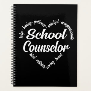 Conseiller de l'école Coeur Mot Cloud