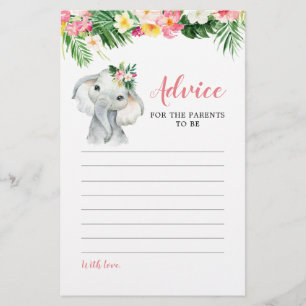 Conseils aux filles des éléphants tropicaux pour l