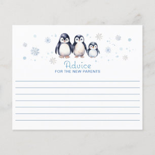 Conseils de Baby shower d'hiver de Penguin Feuille