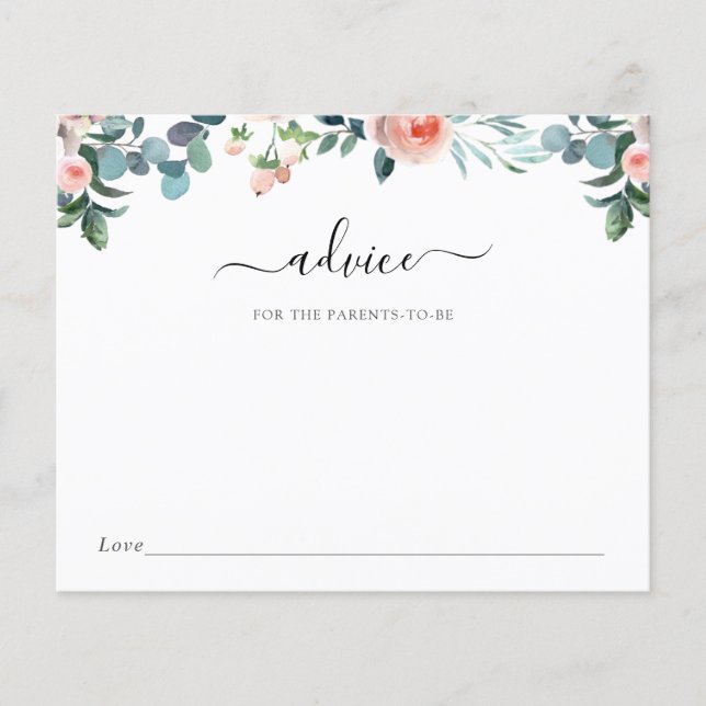 Conseils de douche à thé pour bébé pour les parent (Devant)