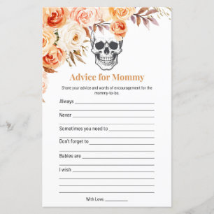 Conseils de Halloween sur le crâne floral pour le