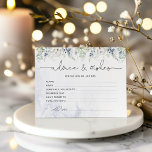 Conseils d'eucalyptus d'hiver et souhaits douche n<br><div class="desc">Conseils d'eucalyptus d'hiver et souhaite carte de douche nuptiale. Éléments correspondants disponibles.</div>