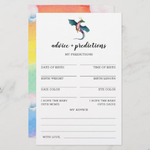 Conseils et prédictions Dragon Baby shower Jeu