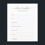 Conseils et souhaits<br><div class="desc">Ces draps simples, eucalyptus vert et blanc, moderne, minimaliste, écriture manuscrite Conseils & Voisins sont parfaits pour avoir une douche nuptiale, un dîner de répétition ou des invités mariages remplissent pour le couple heureux. Les gens vont adorer avoir les invites - ils rendent si facile de laisser des mots d'amour...</div>