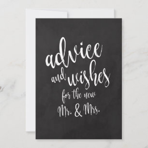 Conseils et souhaits économiques Panneau Chalkcoar