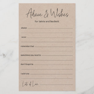 Conseils et Vœux de Mariage