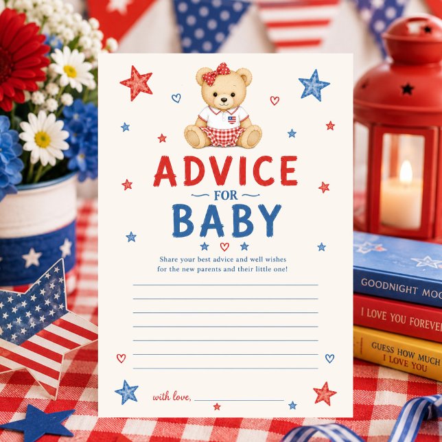 Conseils pour carte de bébé fille (Créateur téléchargé)