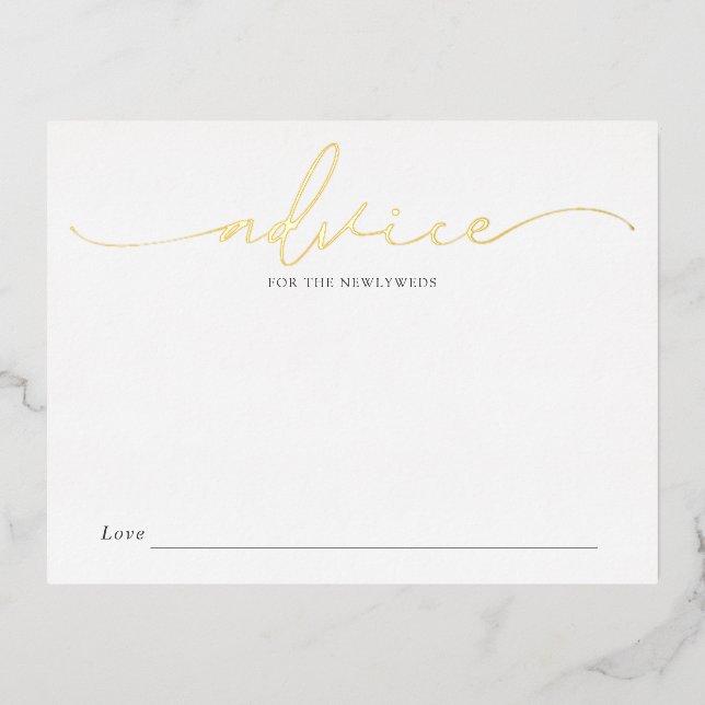 Conseils pour la carte de Fête des mariées pour le (Recto)