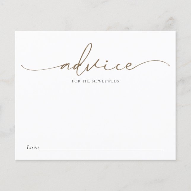 Conseils pour la carte de Fête des mariées pour le (Devant)