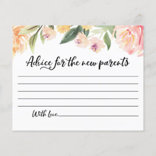 Conseils pour les nouveaux parents Carte Fête de B
