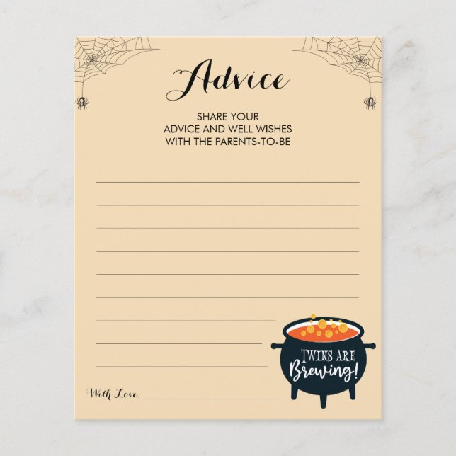 Conseils pour les parents à être Halloween Cartes  (Devant)