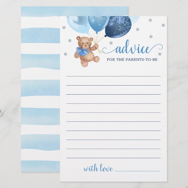 Conseils pour les parents Douche Ours en peluche (Devant / Derrière)