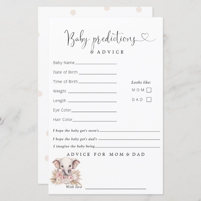 Conseils sur les prédictions des filles de Boho ro (Devant / Derrière)