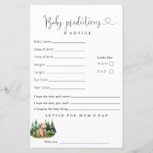 Conseils sur les prévisions de Baby shower foresti