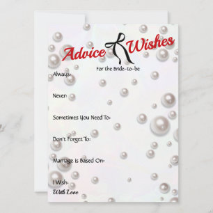 Conseils & Wis Bridal douche Arc perle