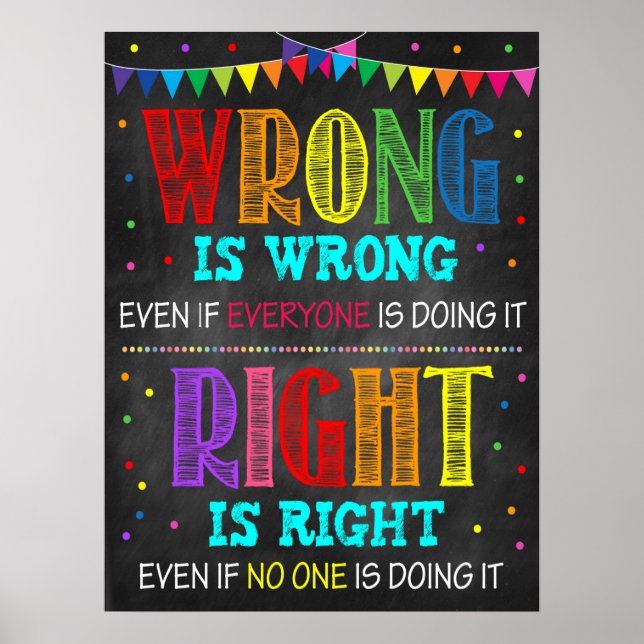 Conséquences Poster en classe (Devant)