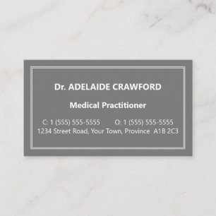 Conservateur, Carte de visite neutre