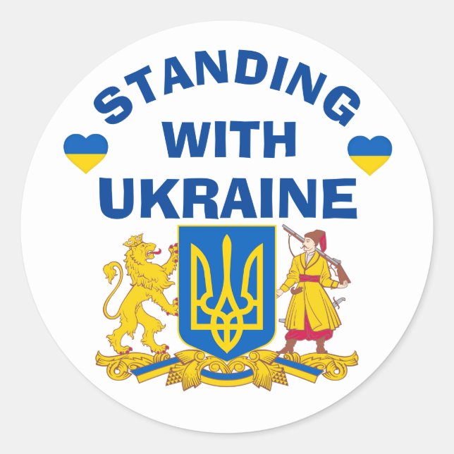 CONSERVATION AVEC Stickers UKRAINE (Devant)