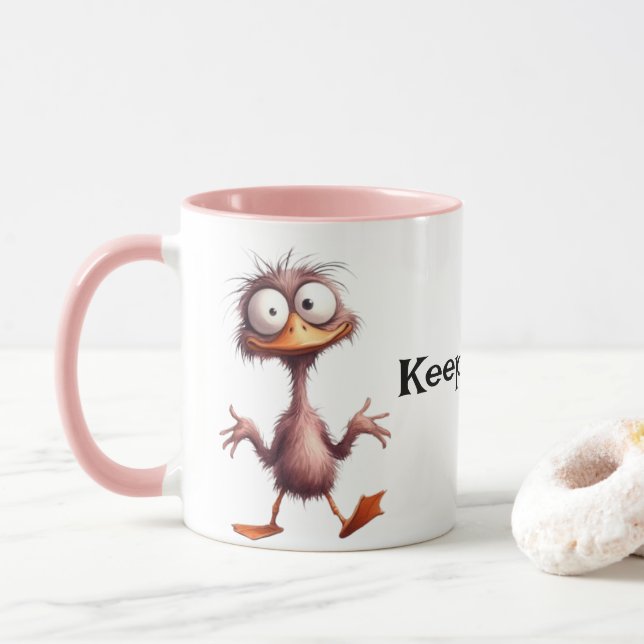 Conserver le café épicé Mug - Gras Sièges, Gras Vi (Avec donut)