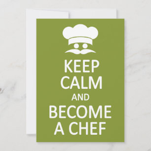 Conserver le calme et devenir un chef invitation p