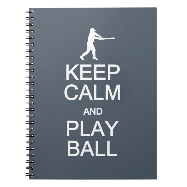 Conserver le calme et jouer Ball carnet couleur pe (Devant)