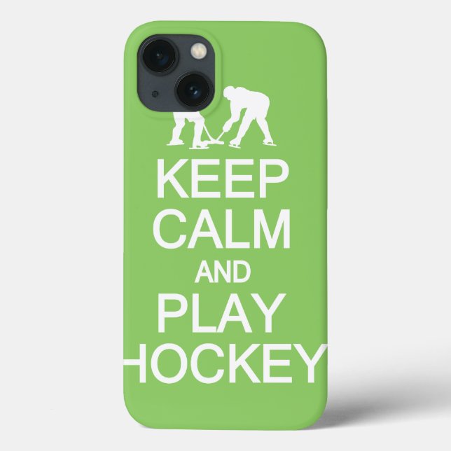 Conserver le calme et jouer Hockey coque ipad coul (Verso)