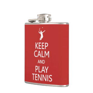 Conserver le calme et jouer Tennis flacon personna