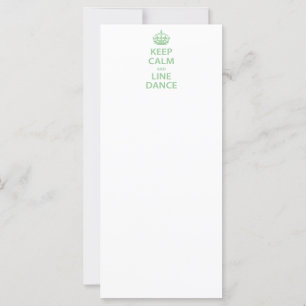 Conserver le calme et la danse en ligne