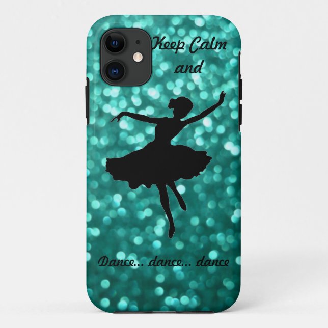 Conserver le calme et la danse iPhone 5 Coque (Dos)