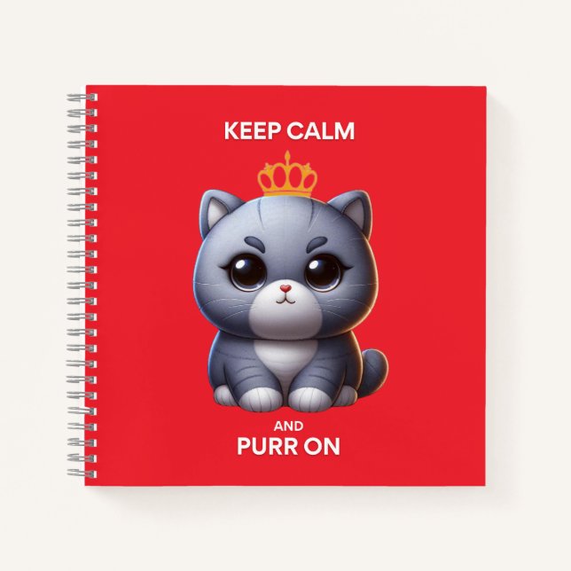 Conserver le calme et la pureté sur le Carnet (Devant)