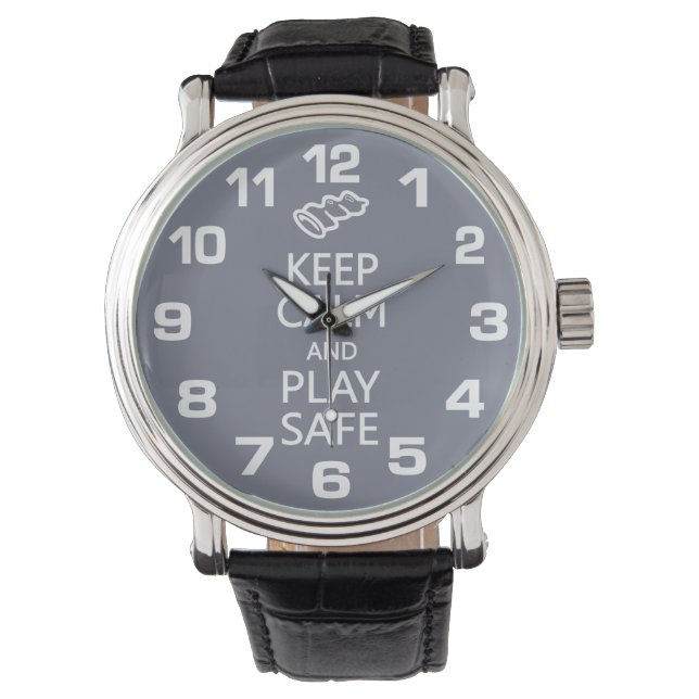 Conserver le calme et la sécurité des montres coul (devant)