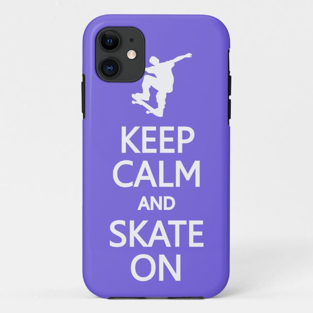 Conserver le calme et le patinage sur le coque iph (Dos)