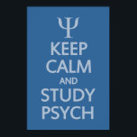 Conserver le calme et l'étude Psych poster personn<br><div class="desc">En utilisant la fonction "customiser", vous pouvez modifier (modifier) la couleur arrière - plan de cet élément et ajouter votre propre texte si vous le souhaitez. Voir ma boutique pour plus d'articles avec, et choix de couleurs de, ce design.</div>