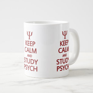 Conserver le calme et l'étude Psych tasses personn