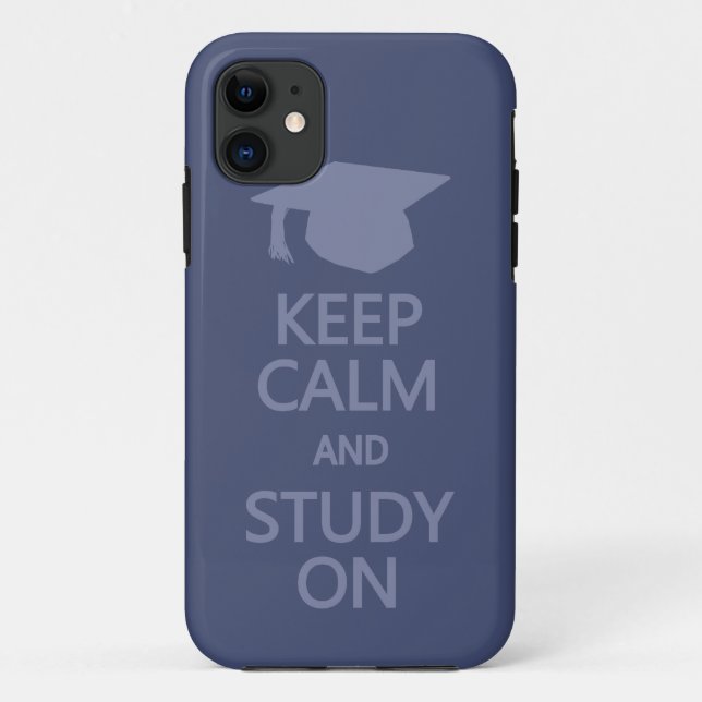 Conserver le calme et l'étude sur le coque iphone  (Dos)