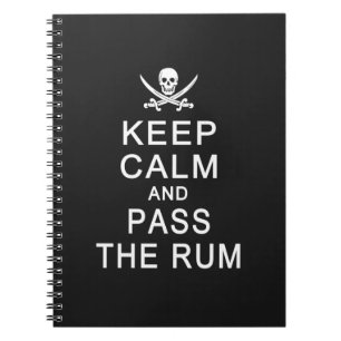 Conserver le calme et passer le rhum carnet person