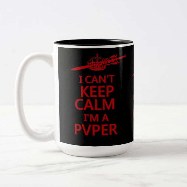 Conserver le calme PVP Mug (Gauche)