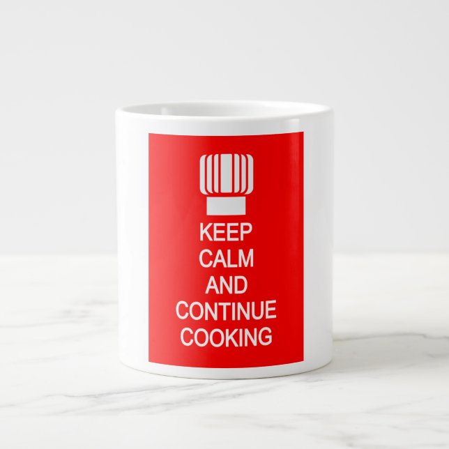 Conserver le chef tranquille Jumbo Mug (Devant)