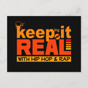 Conserver le réel avec carte postale hip hop