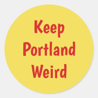 Conserver les autocollants Portland Weird