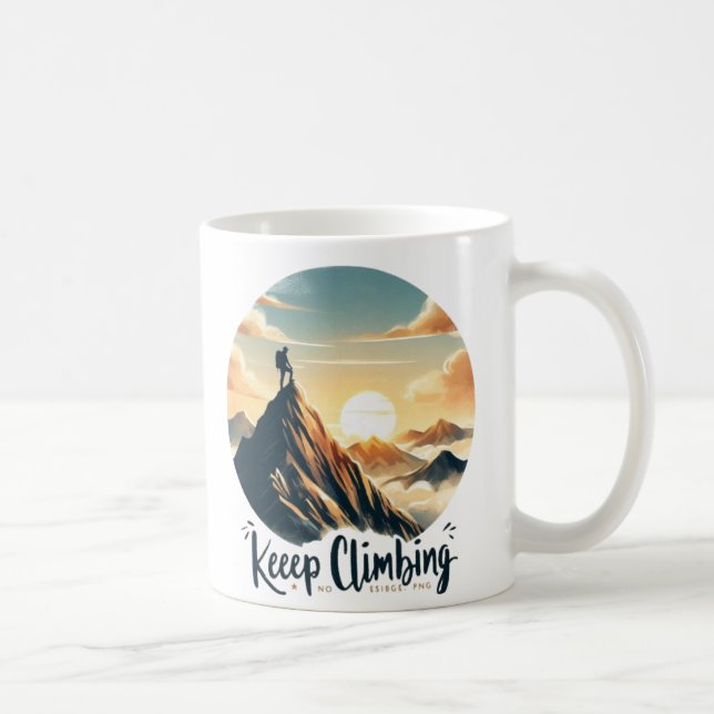 Conserver l'Escalade - Motivational Adventure Mug (Droite)