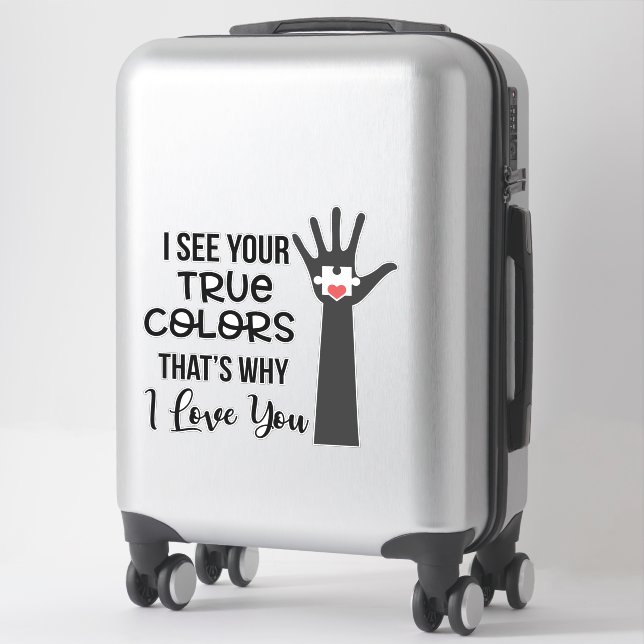 Conserver ou concevoir votre propre Sticker 14" x  (Sur valise)
