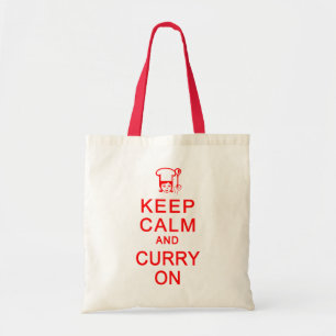 CONSERVEZ LE CALME et le CARI SUR le sac - pour
