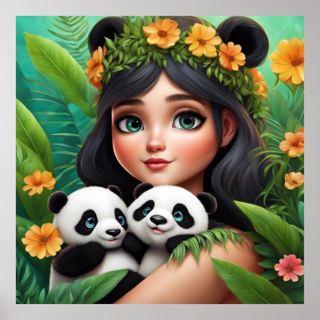 Conservez Panda ou créez votre propre affiche (Devant)