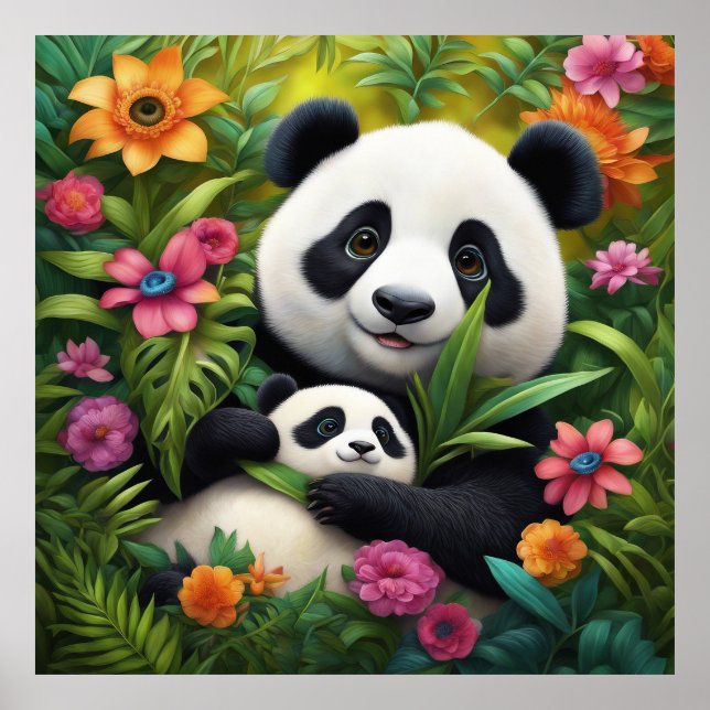 Conservez Panda ou créez votre propre affiche (Devant)