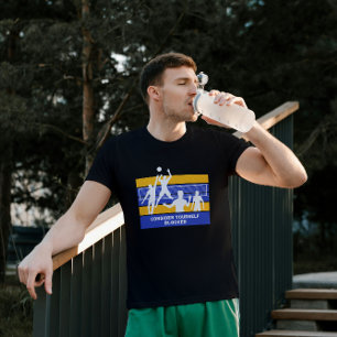 Considérez-Vous Bloqué Funny Volleyball T-Shirt