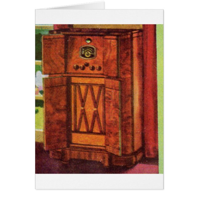 Console radio 1937 (Devant)