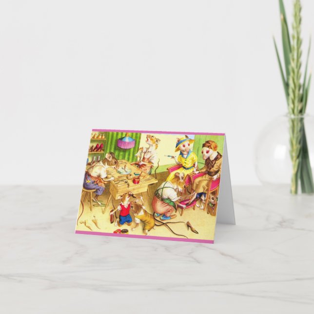 Consommateurs de souris et magasin de chaussures (Devant)