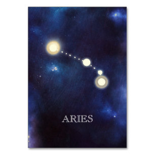 Constellation   Aries   Numéro de table mariage