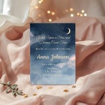 Constellation Baby Shower Invitation | Watercolor